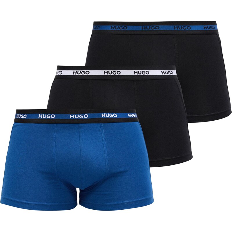 HUGO Boxerky modrá / čierna / biela 67668650