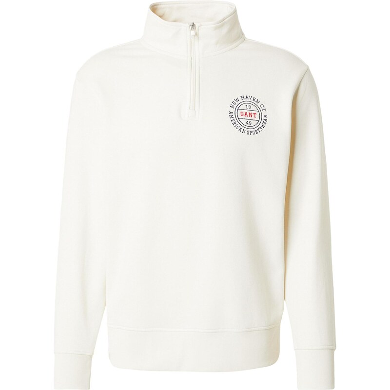 GANT Mikina krémová / červená / čierna 67668675