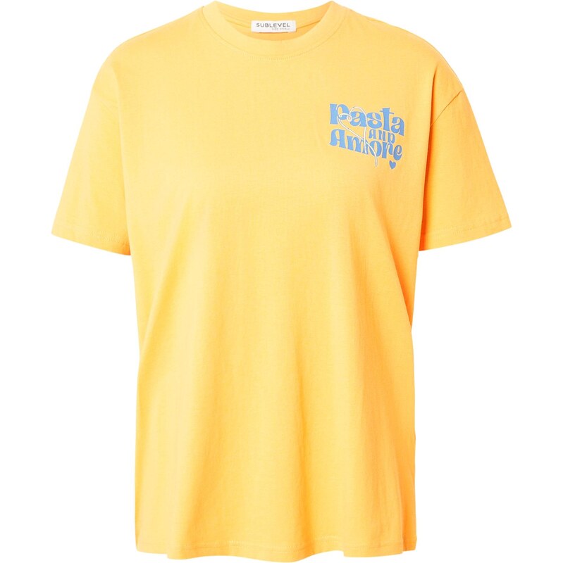 Sublevel Tričko azúrová / žltá / oranžová 67668682
