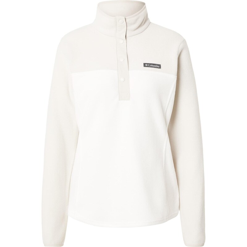 COLUMBIA Športový sveter Benton Springs II kamenná / biela 67668718