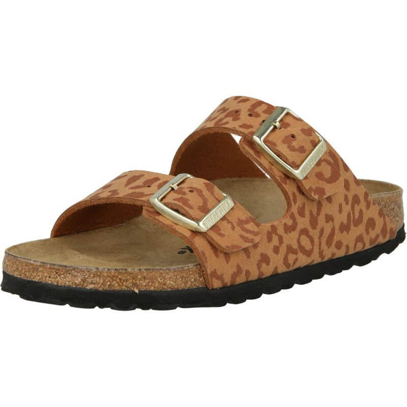 BIRKENSTOCK Šľapky Arizona hnedá / karamelová 67668765