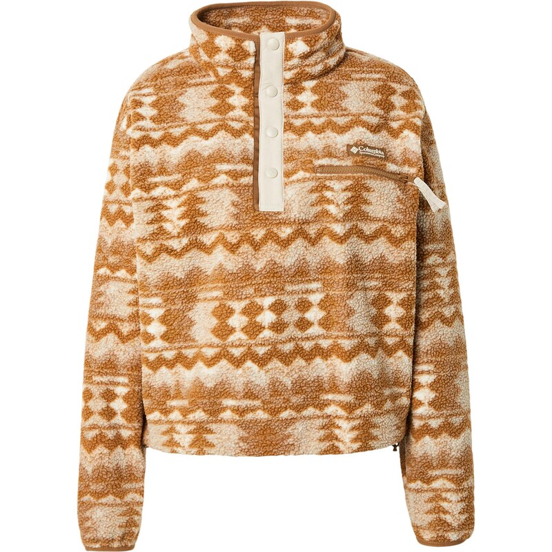 COLUMBIA Športový sveter Helvetia II béžová / pueblo / svetlohnedá 67668885