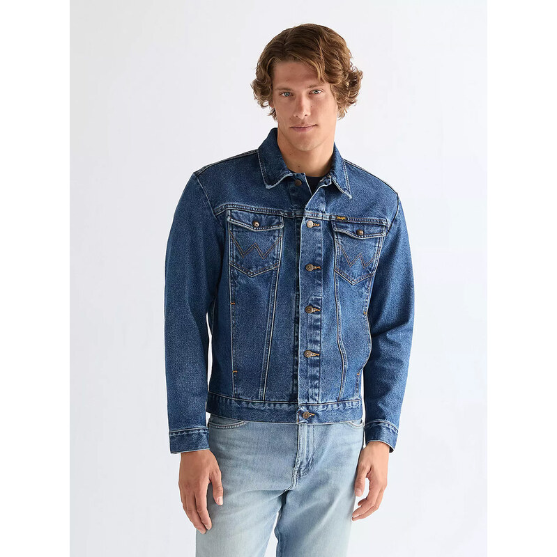 Džínsová bunda WRANGLER COWBOY CUT JACKET STONEWASH 112378960 67672693