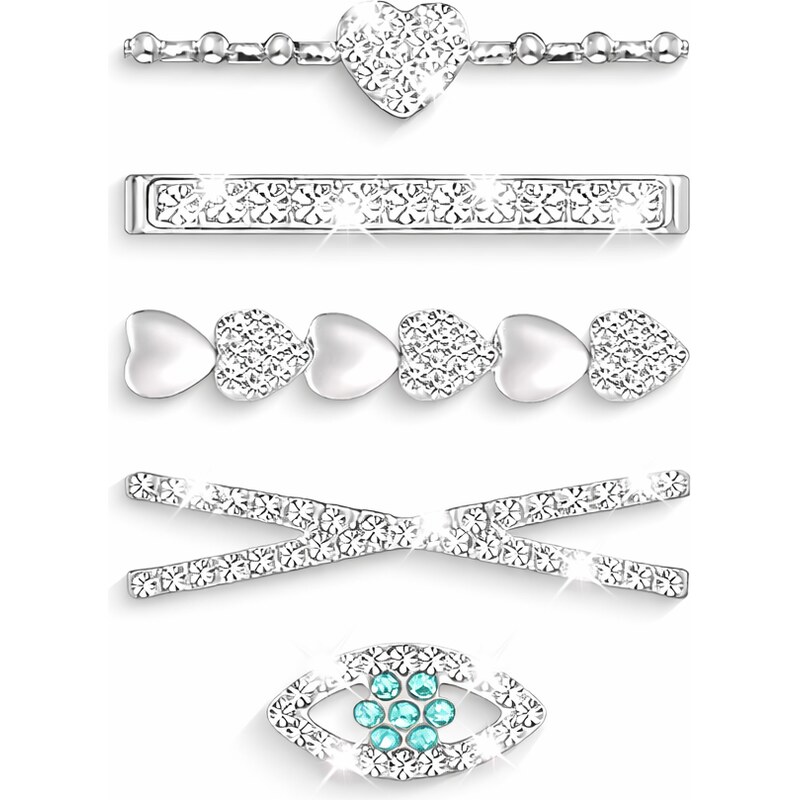 Madvell Šperky na remienok Safírové oko strieborná 67673036