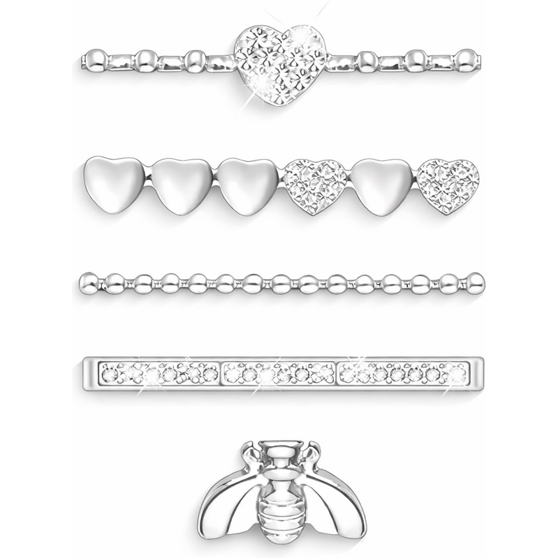 Madvell Šperky na remienok Včielka strieborná 67673034