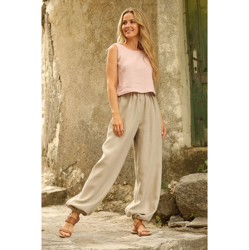 Univerzálne ľanové nohavice - česká značka Lotika 67863038