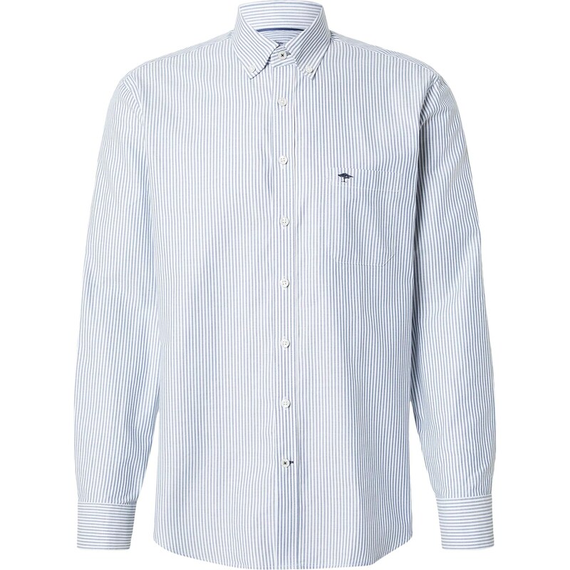 FYNCH-HATTON Košeľa All Season dymovo modrá / prírodná biela 67677816