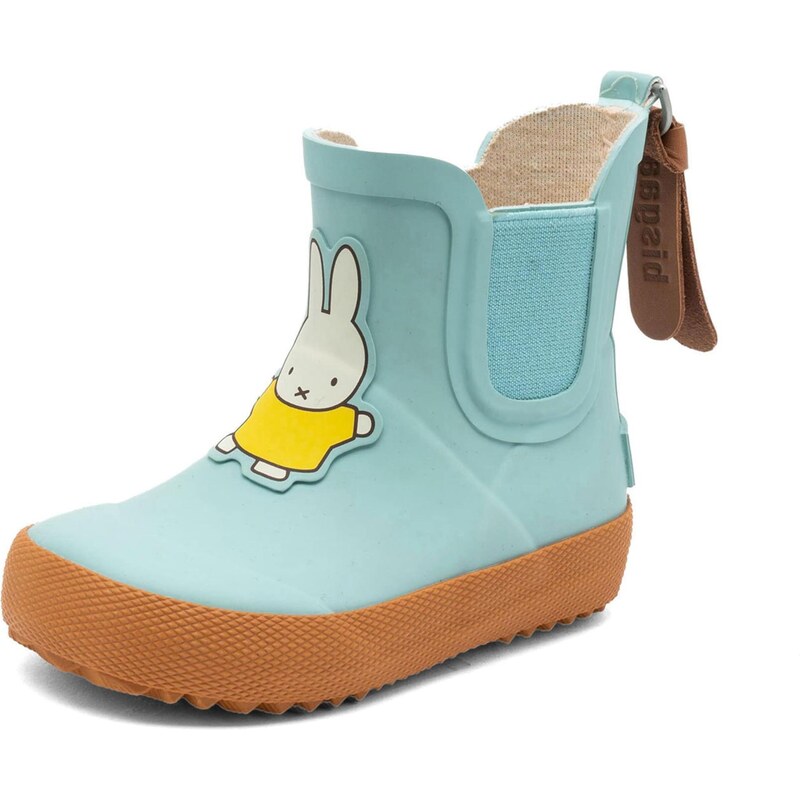 BISGAARD Gumáky Miffy x Bisgaard svetlomodrá / žltá / čierna / biela 67677836