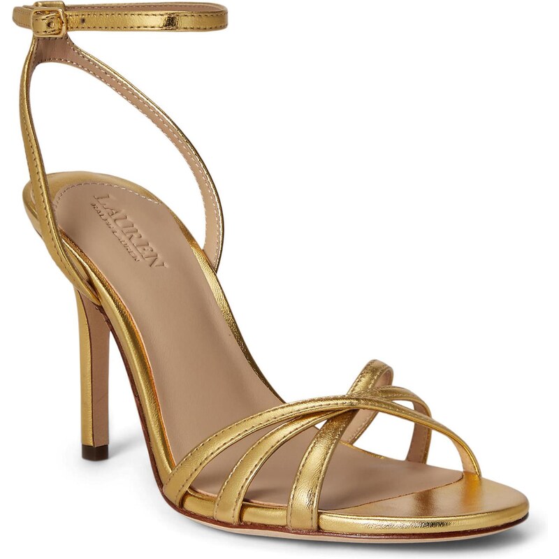 Lauren Ralph Lauren Sandále KENDYL zlatá 67677904
