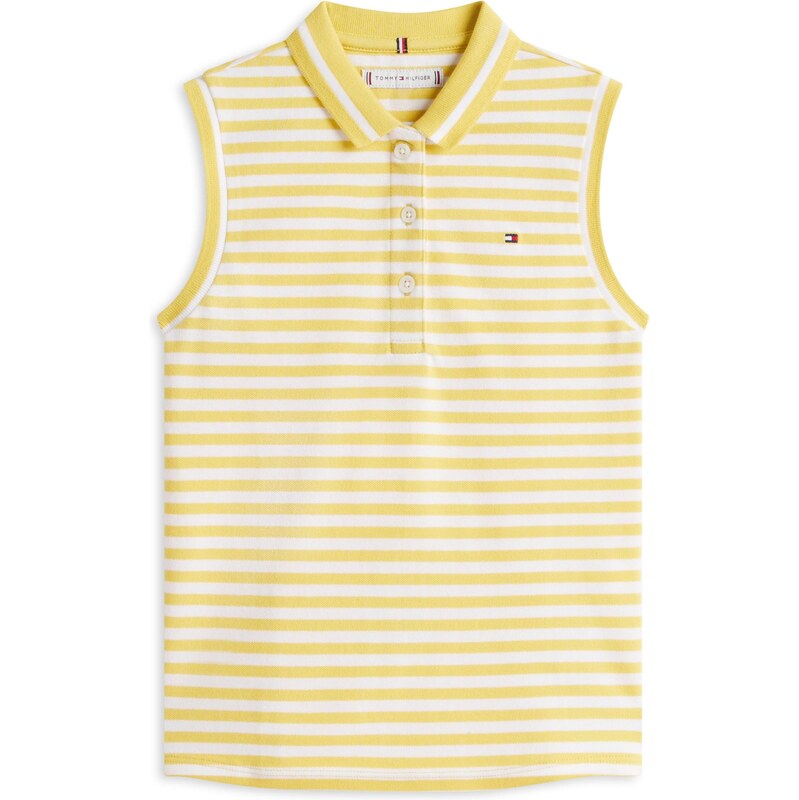 TOMMY HILFIGER Top CLASSIC žltá / biela 67677915