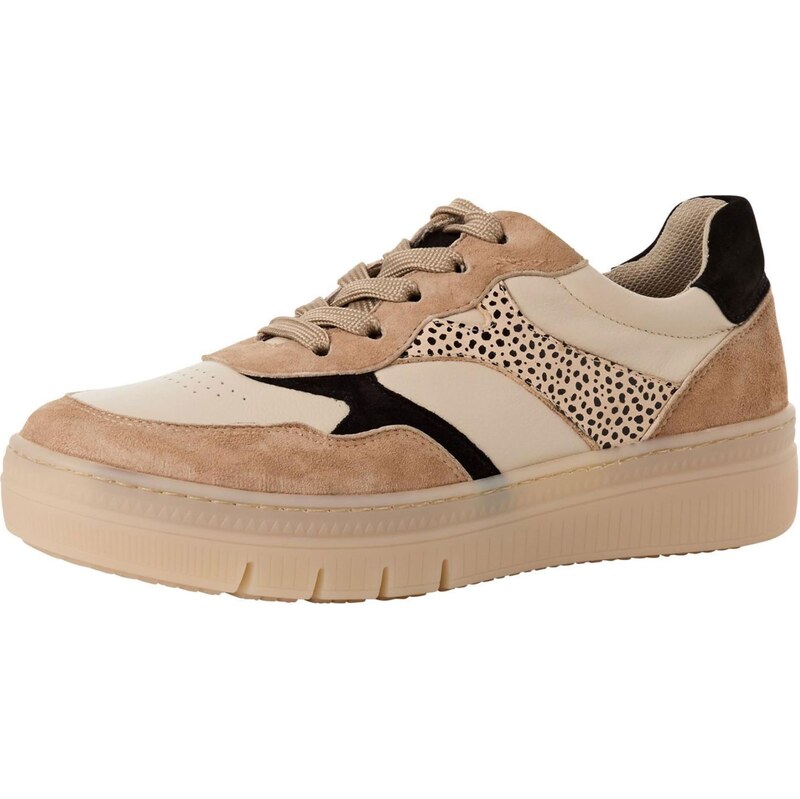 Tamaris Nízke tenisky béžová melírovaná / čierna 67677944