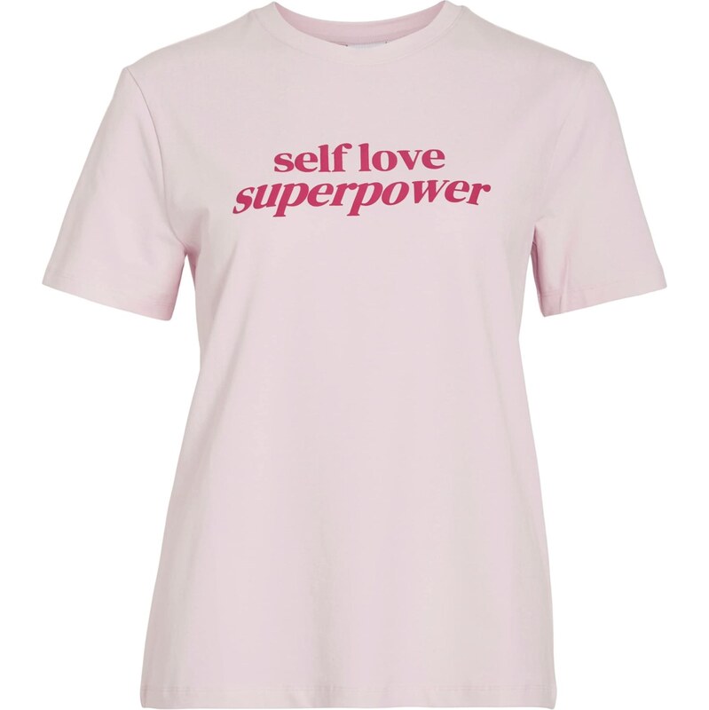 VILA Tričko VINora ružová / ružová 67678024