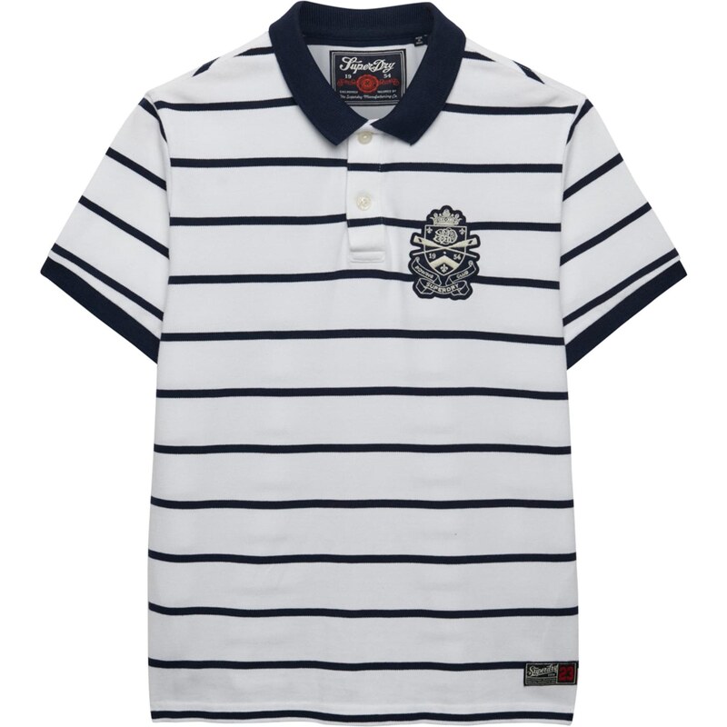 Superdry & Co Tričko námornícka modrá / biela 67678031