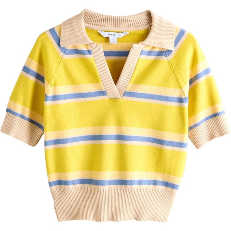 Next Sveter krémová / kráľovská modrá / žltá 67678048