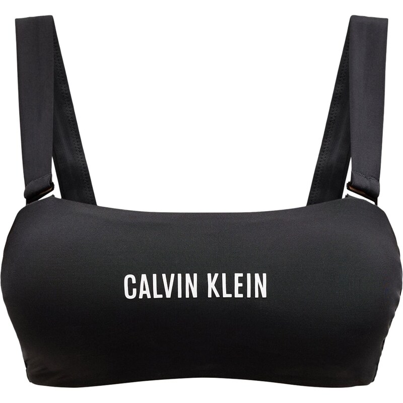 Calvin Klein Swimwear Bikinový top čierna / biela 67678095