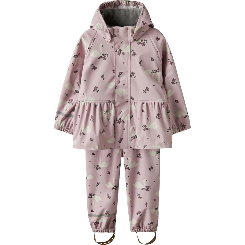 NAME IT Funkčný komplet NMFDry10 tmavozelená / černicová / pastelovo 67678116