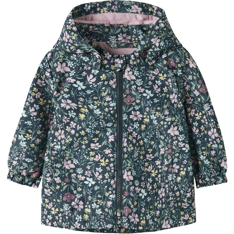 NAME IT Prechodná bunda NBFMAXI námornícka modrá / svetlomodrá / žltá 67678132