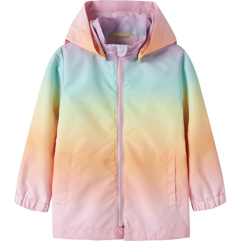 NAME IT Prechodná bunda NMFMAXI tyrkysová / žltá / levanduľová 67678133