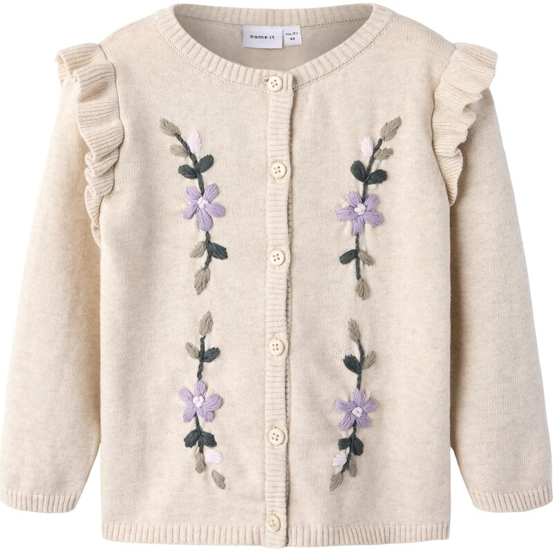 NAME IT Kardigán NMFDUNIAJA kamenná / jedľová / orchideová 67678141