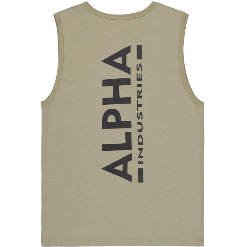 ALPHA INDUSTRIES Tričko kaki / čierna 67678151