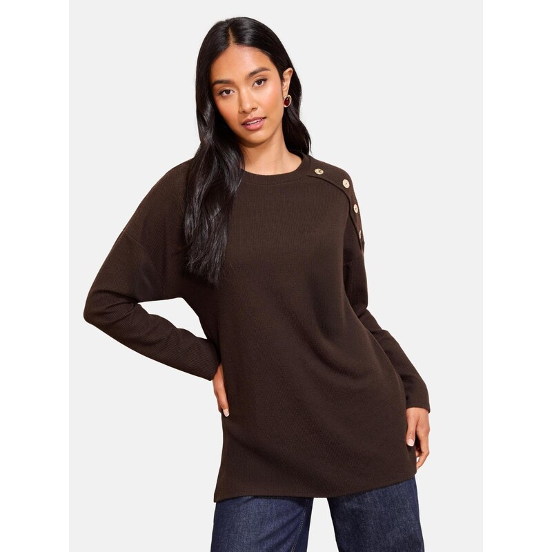 Friends Like These Sveter tmavohnedá 67678166