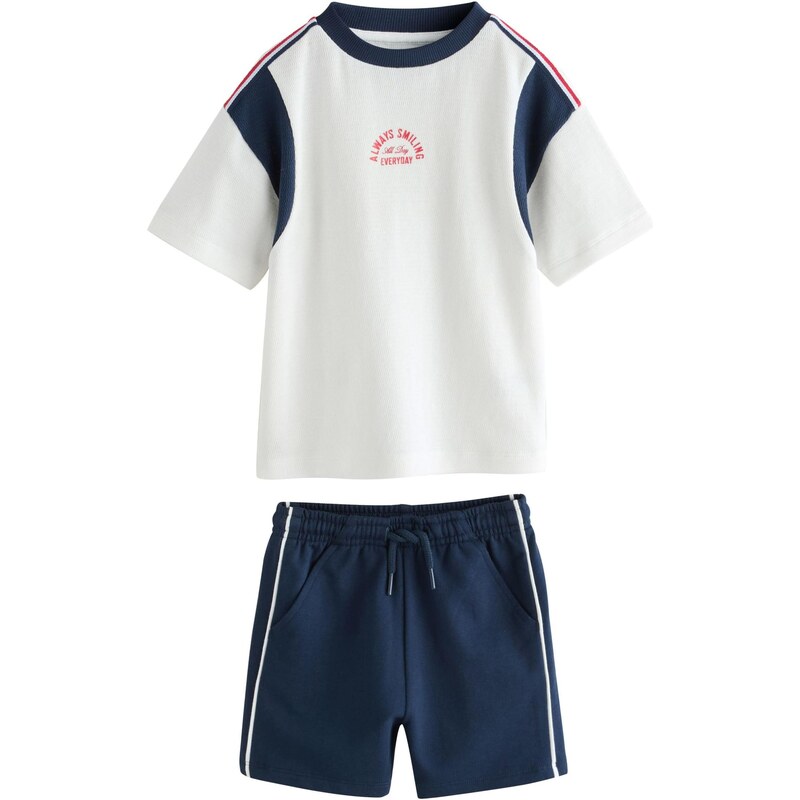 Next Set tmavomodrá / svetločervená / biela 67678210