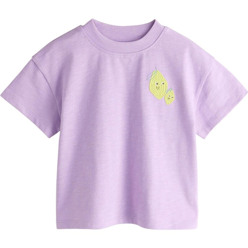 Next Tričko limetová / svetlofialová 67678231