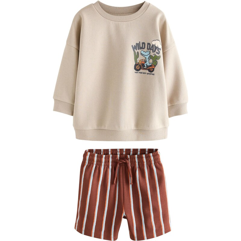 Next Set béžová / hnedá / biela 67678314