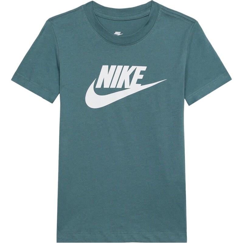 Nike Sportswear Tričko FUTURA HBR modrozelená / biela 67678377