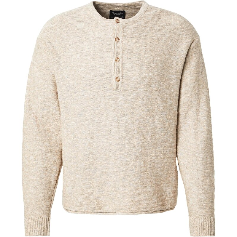 Abercrombie & Fitch Sveter sivobéžová 67678424
