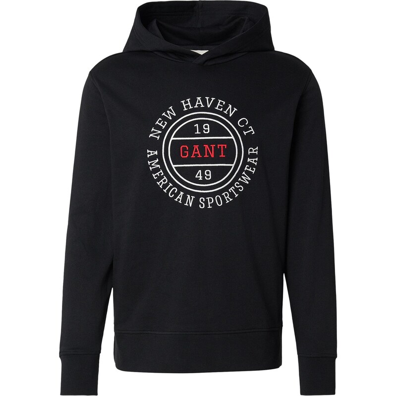 GANT Mikina červená / čierna / biela 67678425