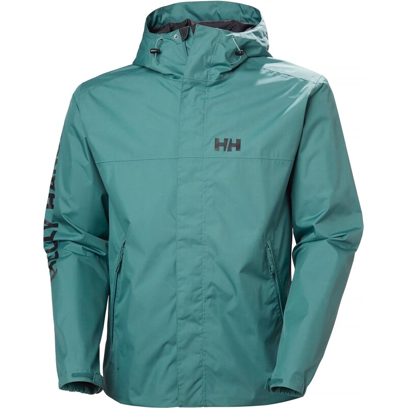HELLY HANSEN Outdoorová bunda ERVIK petrolejová / čierna 67678451