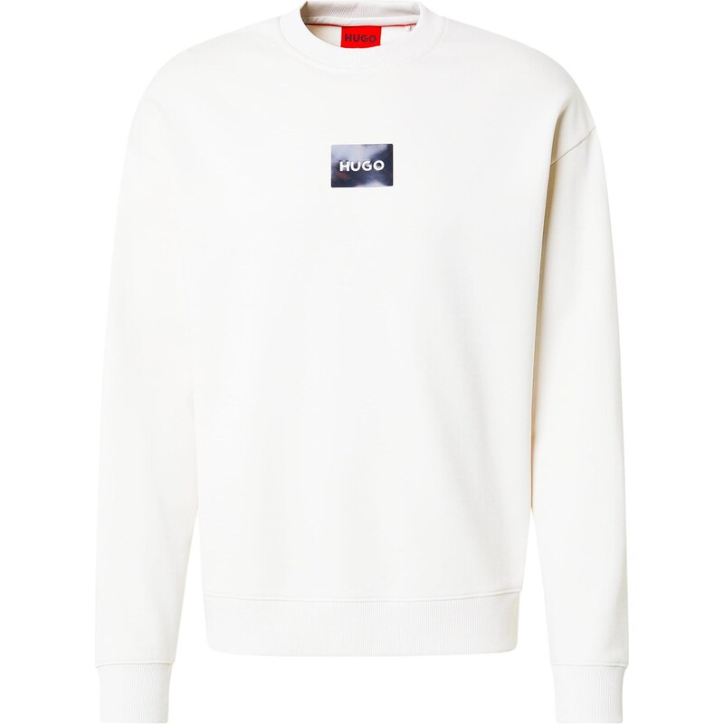 HUGO Mikina Daylo krémová / čierna 67678513