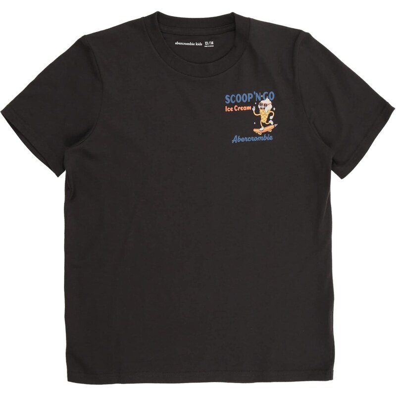 Abercrombie & Fitch Tričko SCOOP NO GO modrá / oranžová / čierna / 67678536