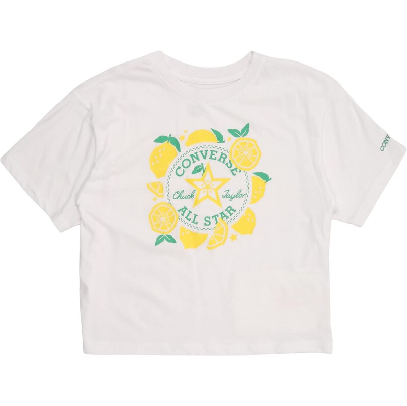 CONVERSE Tričko SPRING CITRUS LEMON limetková / limetová / biela 67678555