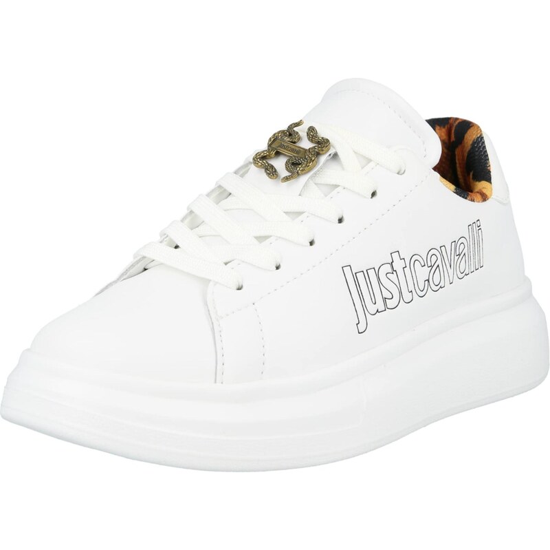 Just Cavalli Nízke tenisky FONDO URSA čierna / biela 67678572