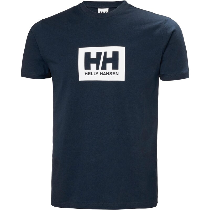 HELLY HANSEN Tričko BOX 2.0 námornícka modrá / biela 67678627