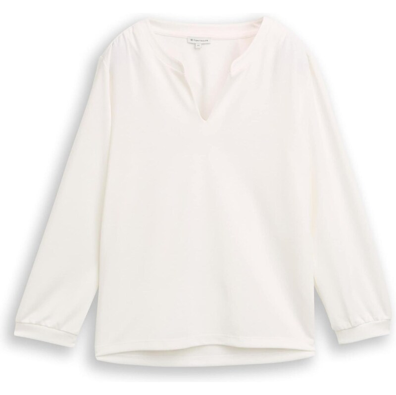 TOM TAILOR Tričko šedobiela 67678651