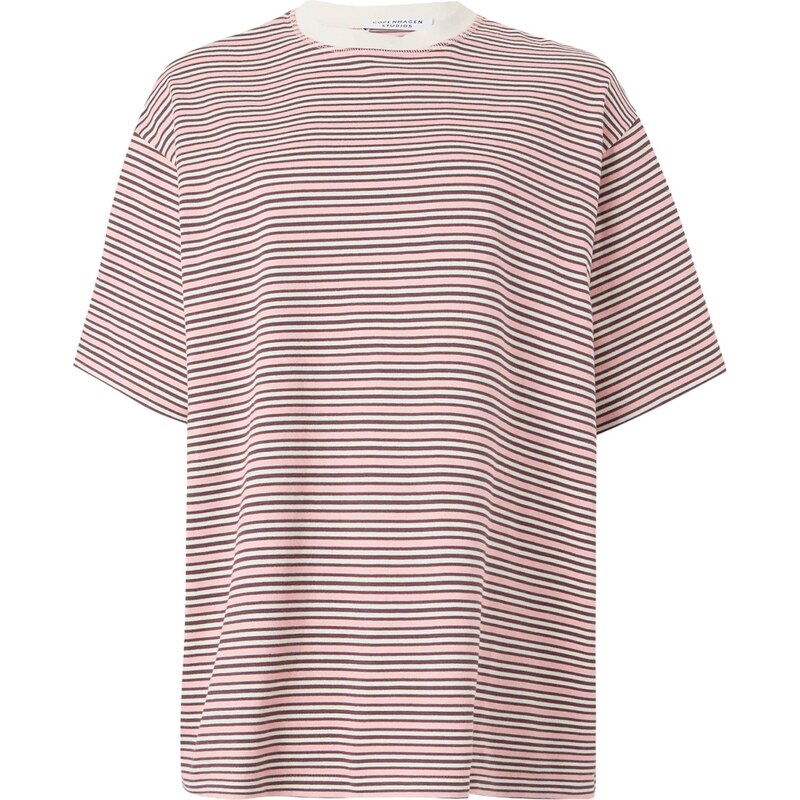 Copenhagen Studios Tričko ružová / vínovo červená / biela 67678694