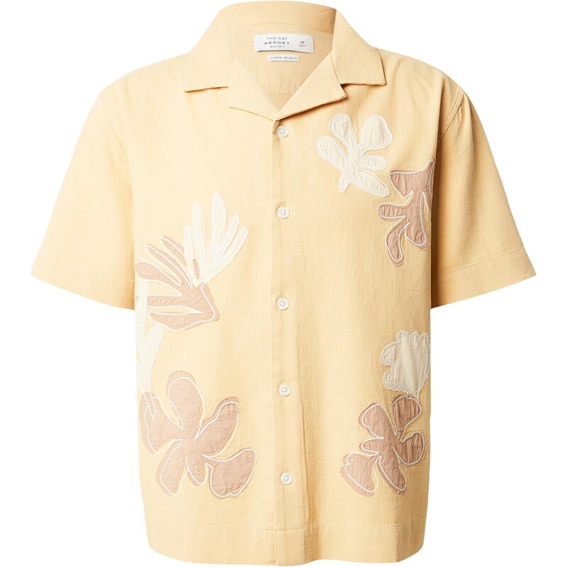 Abercrombie & Fitch Košeľa béžová / svetlohnedá / pastelovo žltá / 67678731