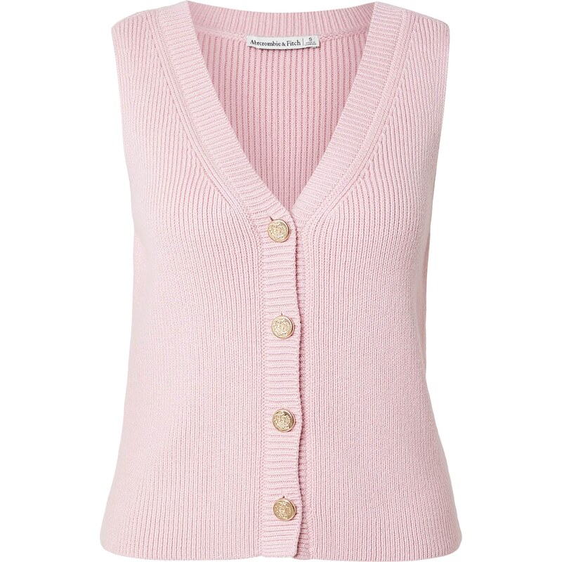 Abercrombie & Fitch Pletená vesta ružová 67678732