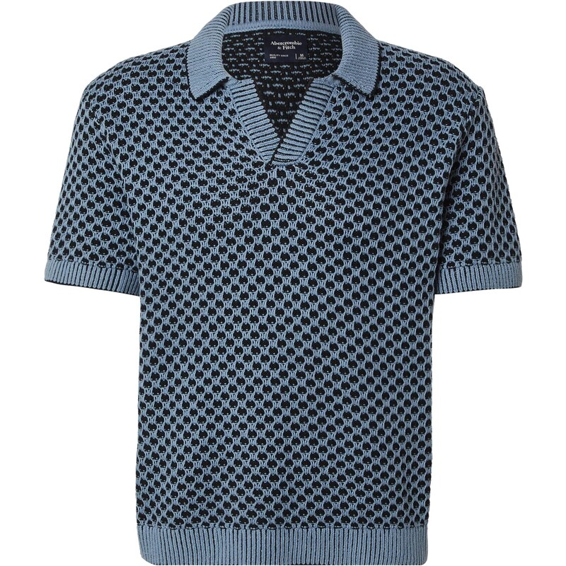 Abercrombie & Fitch Sveter námornícka modrá / modrosivá 67678751