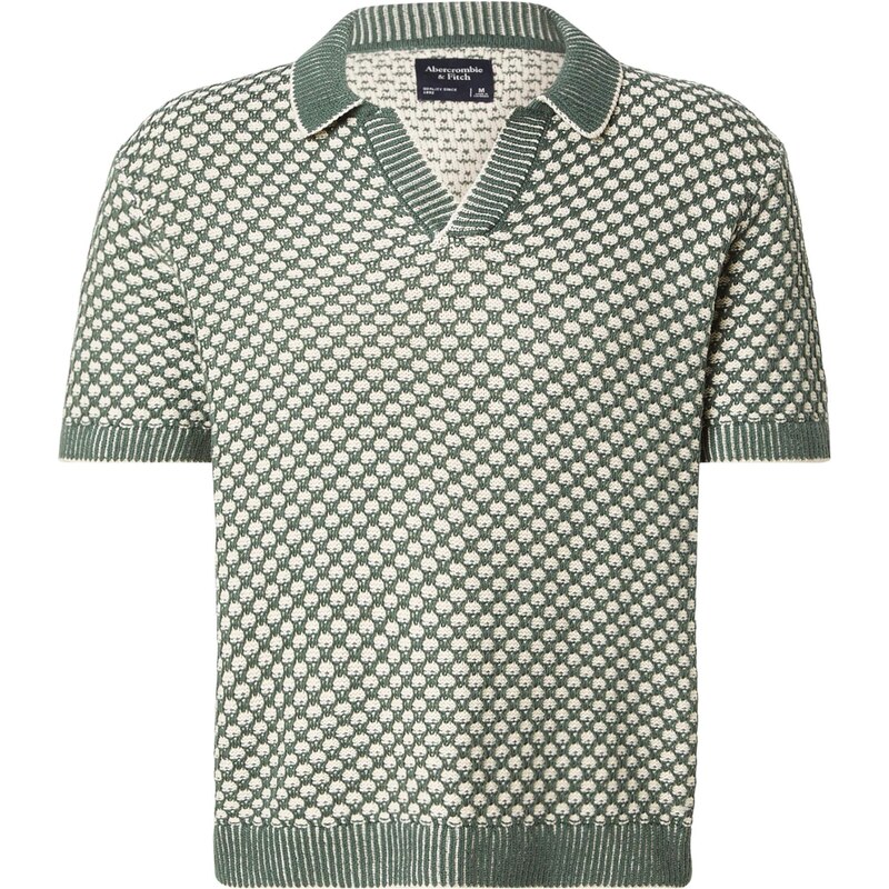 Abercrombie & Fitch Sveter nefritová / biela 67678737