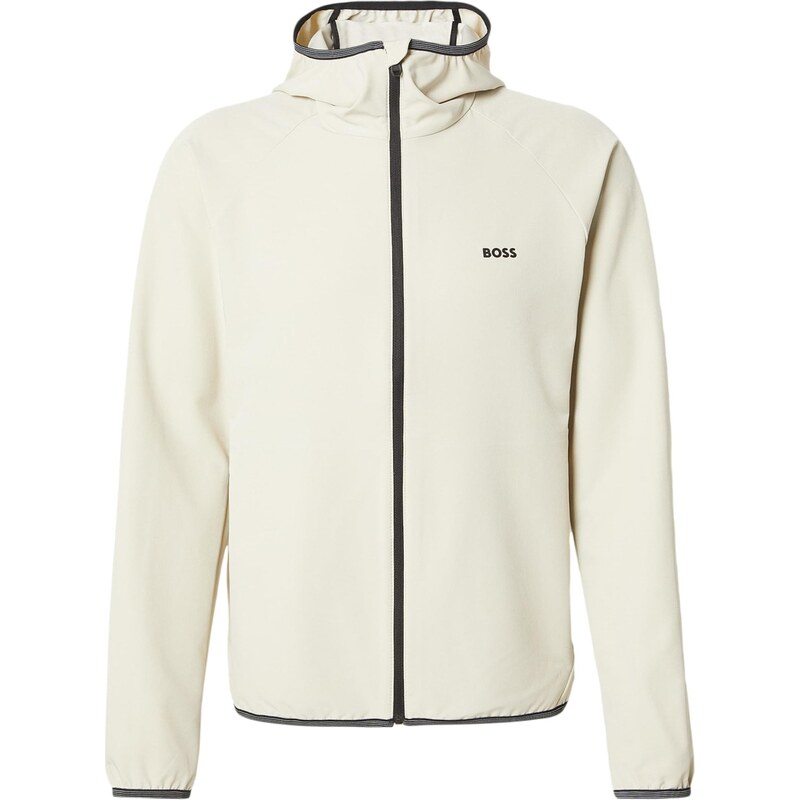 BOSS Prechodná bunda Commuter krémová / čierna 67678777