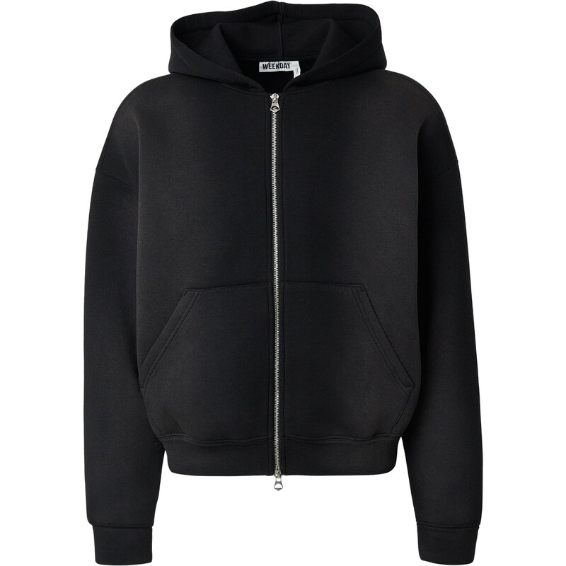WEEKDAY Tepláková bunda Simon čierna 67678805