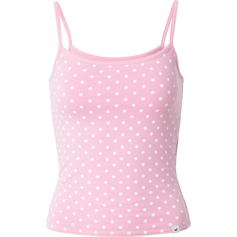 HOLLISTER Top ružová / biela 67678794