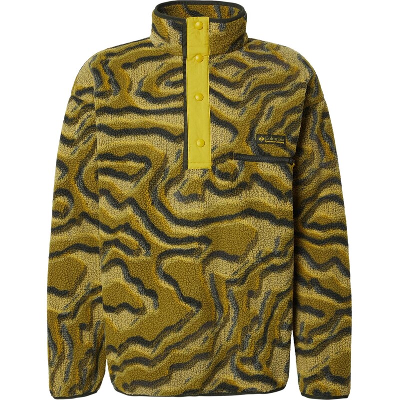 COLUMBIA Športový sveter Helvetia II horčicová / grafitová / olivová 67678802