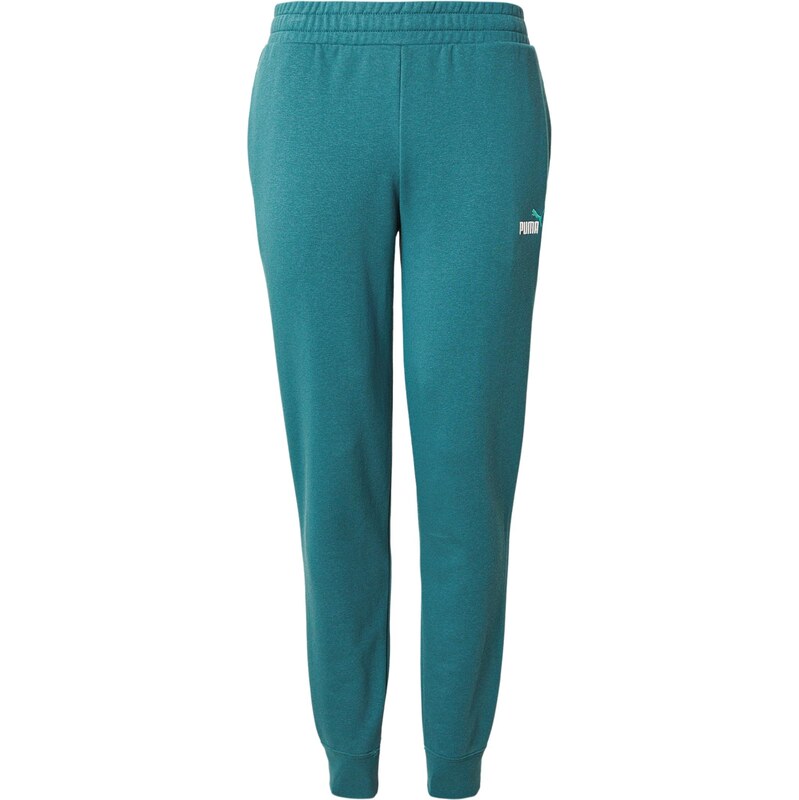 PUMA Športové nohavice ESS No. 1 smaragdová 67678834