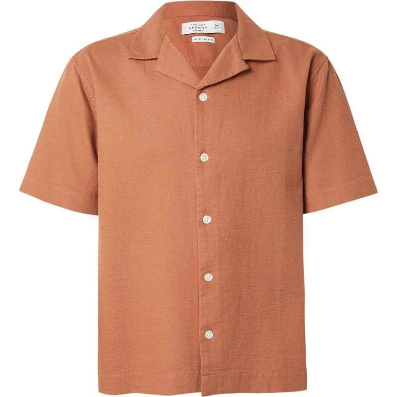 Abercrombie & Fitch Košeľa koňaková 67678864