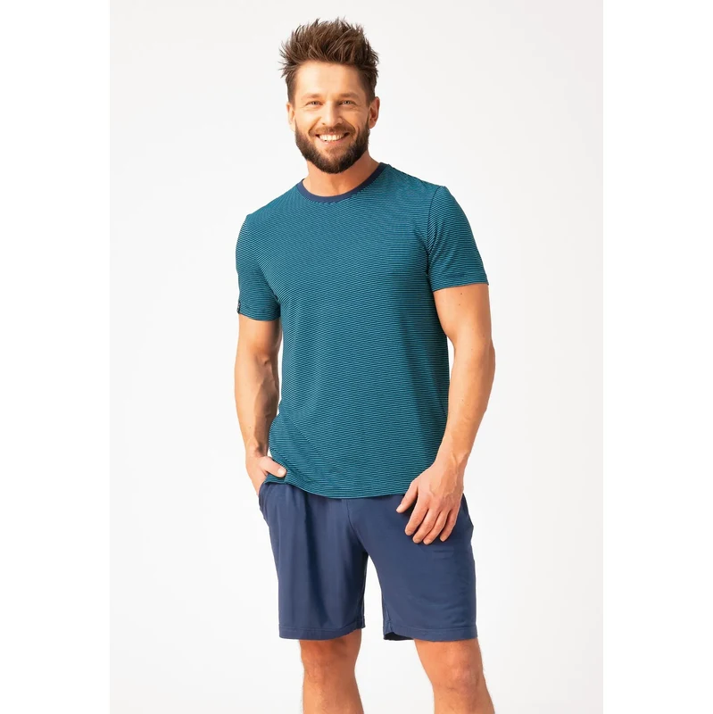 Pánske pyžamo Key MNS 320 3XL-4XL 67681027